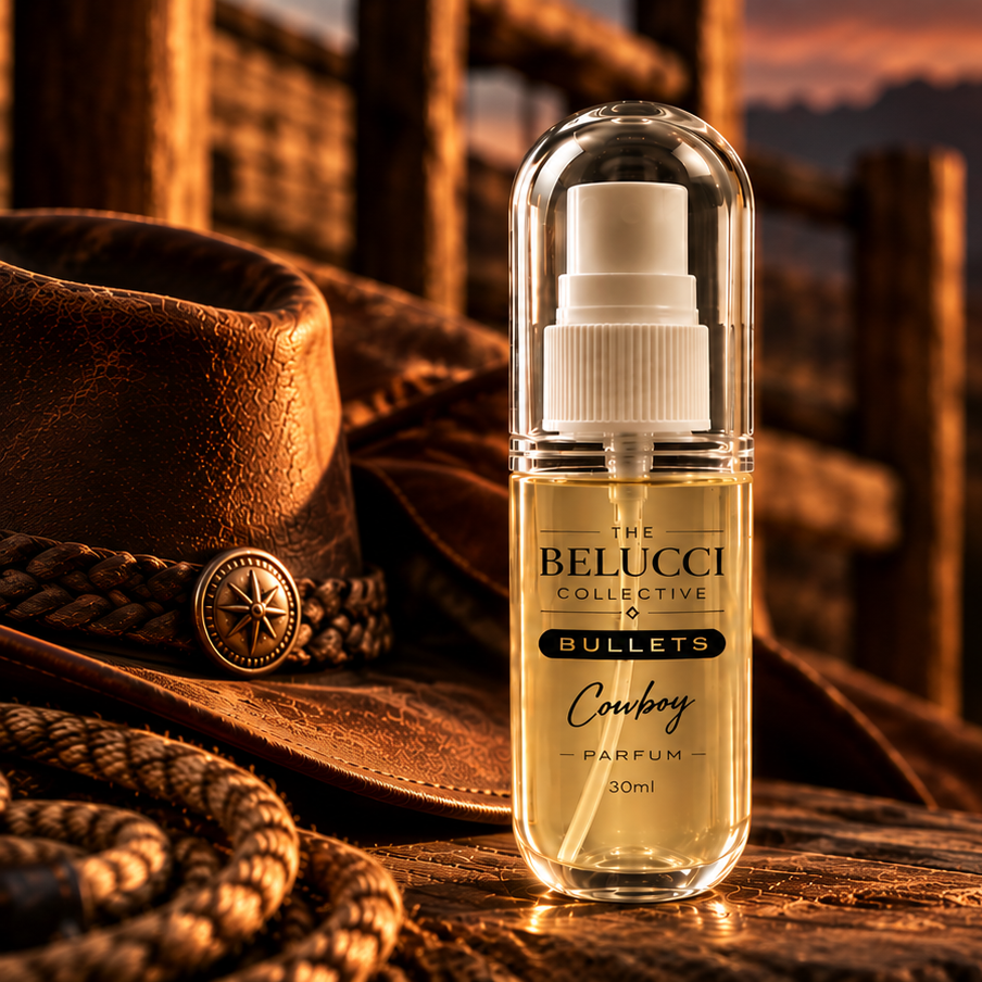 Cowboy perfume bottle